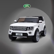 톨스토이 랜드로버 유아 전동차 아기 자동차 2인용 쌍둥이, 2인용 화이트