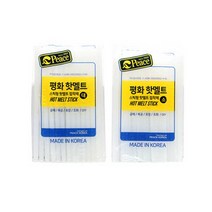평화 핫멜트스틱 글루건심, L, 1개