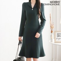 모리스커밍홈 [모리스커밍홈]큐빅버튼 머메이드 원피스_M2212OP297D