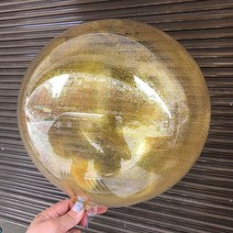 애드벌룬 에드벌룬 현판식 제막식천Leeiu-웨딩 장식 DIY 투명 반짝이 풍선 색종이 공기 공 생일 베이비 샤, 01 1_02 24inch