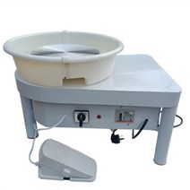 도자기물레25cm 350W 전기 휠 도자기 선반 기계 풋 페달 포함 가정용 삼각형 세라믹 드로잉 머신, [02] 110V, 02 110V