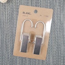블랑 집게걸이 화이트 2개입