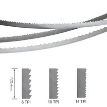 밴드쏘 각도 절단기 목공 공구TASP 1425mm Bandsaw Blade 1425x6.35x0.35mm Draper BS250 용 Delta BS190/2, 02 TPI 10