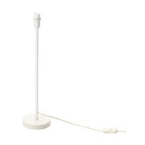 이케아 스트롤라 탁상스탠드본체 화이트 12x48cm 코드2m 전구타입E14, 이미지참조