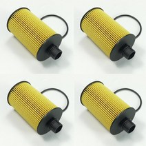 엔진 오일 필터 호환품 마세라티 지브리 레반테 콰트로포르테 디젤 지프 그랜드 체로키 쉐보레 캡티바 크루, 03 4 pcs