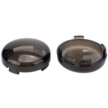 오토바이 안개등 튜닝 전조등 led 라이트 개 세트 총알 전면 헤드 램프 할리 어셈블리 램프, 2pcs 조명 커버