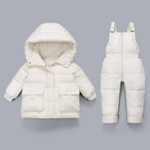 베이비 아동용 다운 재킷 남녀 공용 스키복 보드복 스키장