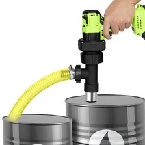 고점도드럼펌프 무선 말통 펌프 자바라 중장비 드럼, 800w  리튬알루미늄 튜브+배터리 2개