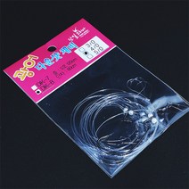 [단일코리아] 광어 다운샷 채비 DIK-8 단차 조절 광어 우럭 낚시 채비, 다운샷채비 DIK-8 3/0(3개입), 3개