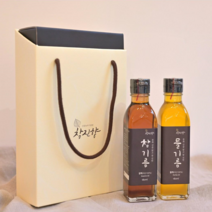 참진향 국산 참기름+들기름 180ml 1세트, 120ml, 120ml