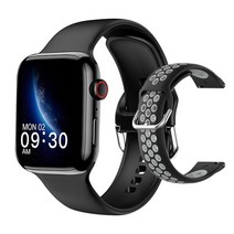 스마트워치 헬스워치 웨어러블 lemfo 블루투스 전화 smartwatch 남성 2022 smartwatch 여성 자기 충전 2.0 인치 맞춤형 다이얼 건강 추적기 남성 여성, 블랙 추가 게리