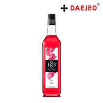 1883 장미향시럽1000ml 로즈 카페시럽 칵테일 에이드, 단품