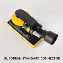 폴리싱 호환 자동차 광택기 미니 차량 차량용 Mirka 공압 건식 연마기 직사각형 샌딩기 퍼티 먼지 없는 연삭 편심 m 사포 기계 70x198mm, EU plug