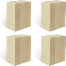 내화 벽돌 내열 파이어 브릭 우드스토브 내화 벽돌 사이즈 22.9 x 11.4 x 6.4cm(9 x 4-1/2 x 2-1/2인치, 01 12팩