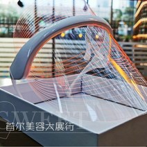 가성비LED마스크 LED S뷰티 3파장 홈에스테틱 에코페이스 led 마스크팩 가면 가정용고주파 피부홈케어 전자 마스크 초음파마사지, 3색 충전 숨겨진 조명 눈 오픈