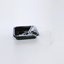 샐러드 반찬용기204(IP-204)set 1박스 800개(뚜껑포함), 검정