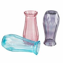 투명유리 화병-대 약24cm 꽃병, 단품