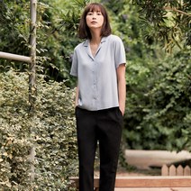 탑텐 여성 레이온 카바나 반팔 블라우스_MSC2WC2022 936613