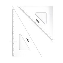 KORING(코링) 눈금 삼각자 30cm