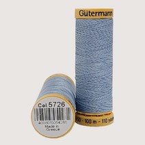 독일 Gutermann 면사 100 재봉사 바느질실 퀼트실 손바늘 실, 5726