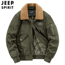 JEEP SPIRIT 지프 남성용 가을 겨울 항공점퍼 캐주얼 퍼 칼라 탈부착 자켓 LCQ-2207A+YAPOGI 사은품