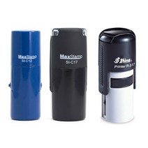 자동스탬프 원형 개인도장 회사도장 칭찬도장 휴대용 업무용 사무용 스탬프, 적색, 한문초세체, R-517