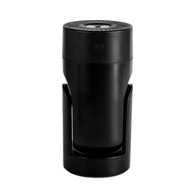 무선 미니 가습기 usb 무드등, 검은색