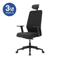 듀오백 22년형 Q1 플러스 Q1P-HF-C 메쉬의자, 블랙