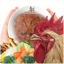 펫바프 펫푸드 홍삼+통닭+야채퓨레7종15% 혼합제품 500g*15 수제자연식 강아지생식 닭분쇄육 화식