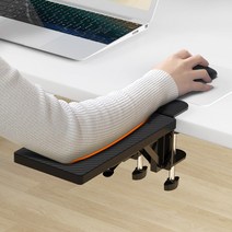 허리펴라 컴퓨터 책상 팔꿈치 팔 받침대 4종 장시간 마우스 작업 게임 자세 교정, 화이트 메이플