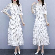 PIka여성원피스 여름 쉬폰원피스 롱원피스 빅사이즈