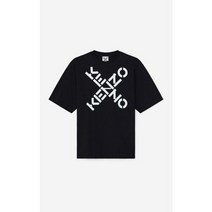 겐조 21SS KENZO 빅로고 블랙 반팔 남성 FA65TS5024SJ99 티셔츠 1009708 896879398