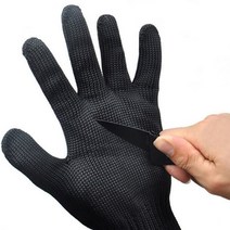 택티컬장갑 전술장갑 택티컬 글러브 반장갑 밀리터리1 쌍 anti-cut 야외 칼 49, 검은색