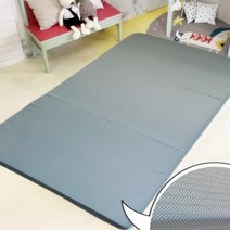 접이식침대 195cm 110cm 5cm 원룸 좁은 공간 활용 매트리스 차량 캠핑 매트, 그레이 중 접이식 침대