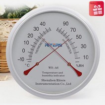 thermo hygrometer J637 아날로그온습도계 벽걸이 실내온도계습도계, 1세트