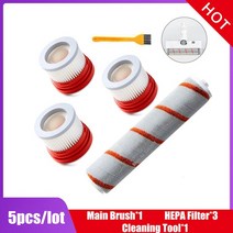 HEPA 필터 메인 브러시 샤오미 Dreame V8 V9 v9p XR V10 V11 가정용 핸드 헬드 진공 청소기 부품 액세서리, 08 5PCS