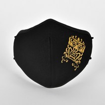 프리미엄방패마스크 패션국산마스크마스크숨쉬기편한 새부리형 마스크2개세트, 블랙-도깨비(2개), 도깨비(2개입)