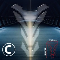 바이크 오토바이 클리어 탱크 패드 프로텍터 데칼 가와사키 혼다 야마하 스즈키 트라이엄프 아프릴리아 베넬리 스티커, [02] C