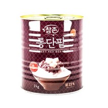 참존 빙수팥 통단팥 3kg, 12개