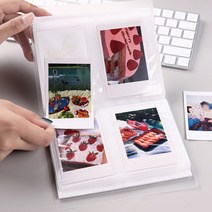 반투명 2단 앨범 탑꾸 포꾸 폴꾸 포카 포토 카드 폴라로이드 보관 증명사진 최애 사진첩 바인더, 02 : 소B_56매(224포켓)