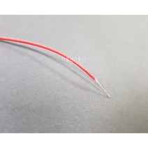 온도보상도선 G 0.6mm 적색 롤 200m / 국산 온도센서케이블 온도센서선 RTD-WIRE, 1개