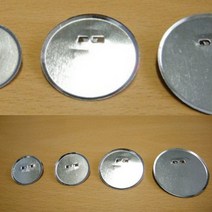 만들기재료/원형핀 지름21mm 10개set/브로치 공예용/