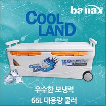 바낙스 대장쿨러 아이스박스2171 66L, 단품, [바낙스]쿨러2171_(66L)_바퀴