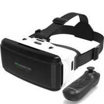 가상 현실 안경 구글 골판지 헤드셋 SHINECON PRO VR 3D 안경 스마트 폰 IOS 안드로이드에 적합, G06 and b03