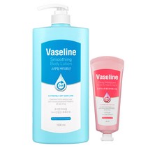바세린 24h 바디로션 1000ml+핸드 60ml 2개, 스무딩