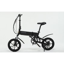 2020년 모두스포츠 부릉이 BROONG-E 고급형 48v 16인치 전기자전거 36v환산시 13 ah, 블랙