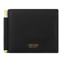 [톰포드] 23SS Y0231 LCL326G 3NR01 로고 투톤 머니 클립 블랙 다크 레