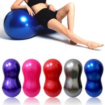 TORIMALL 피넛짐볼+발펌프세트 더블짐볼 땅콩짐볼, 퍼플