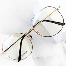 멜라크메 빅 오버사이즈 복고 엔틱 남자 여자 베타 티타늄 안경테+티타늄코패드