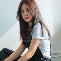 보나헤어 붙임머리 인모 옴브레 헤어피스 터퀴스블루 컬러, 옴브레종류:투톤옴브레|스타일:바디웨이브, 단품